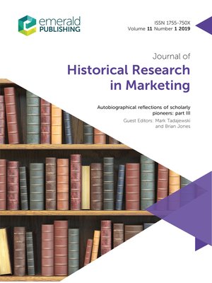 cover image of Journal of Historical Research in Marketing, Volume 11, Number 1